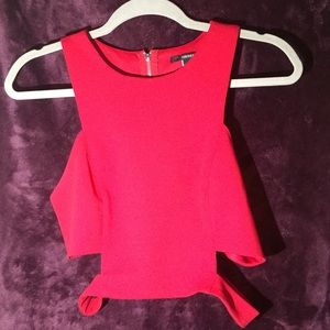 Forever 21 Red Crop Top